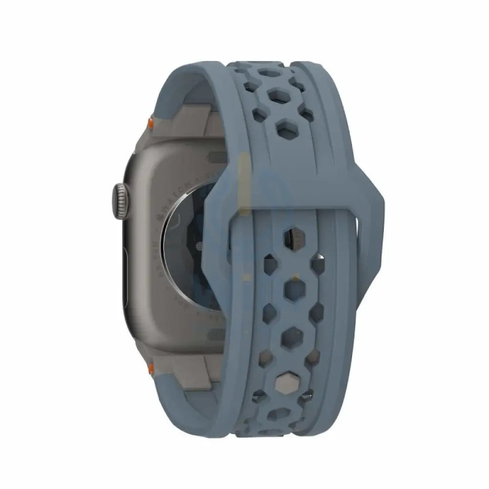 UAG Monarch Strap for Apple Watch 49/45/44/42mm - Cloud Blue/Titanium Accessories > Smart Watches > Straps