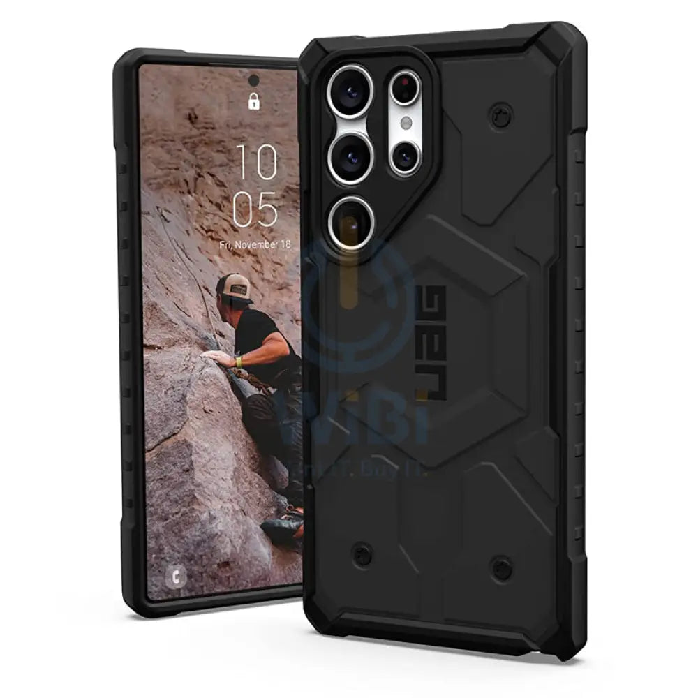 يو ايه جي  حافظة يو ايه جي باثفايندر - سامسونج جالكسي S23 ألترا / أسود اكسسوارات > هواتف  و تابلت > منطقة العرض