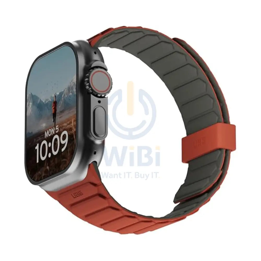 UAG Pathfinder Strap for Apple Watch 49/45/44/42mm - Olive/Rust Accessories > Smart Watches > Straps
