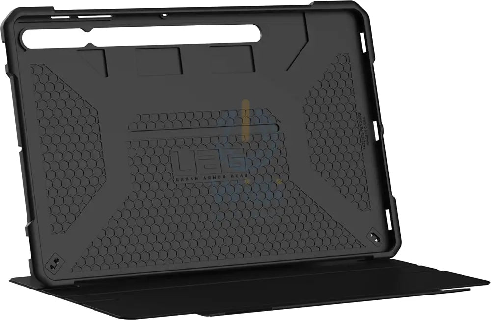 UAG Samsung Galaxy Tab S8 Plus/S7 Plus/S7 FE (12.4) Metropolis Case With Kick-Stand - Black Accessories > Mobiles &