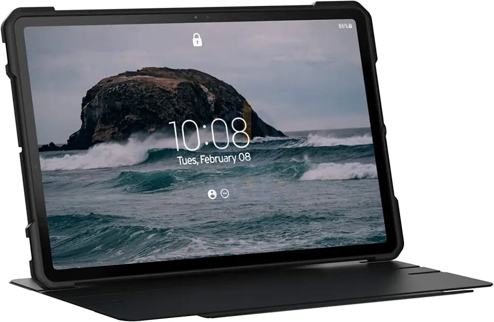 UAG Samsung Galaxy Tab S8 Plus/S7 Plus/S7 FE (12.4) Metropolis Case With Kick-Stand - Black Accessories > Mobiles &