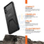 UAG Samsung Galaxy Z Flip 3 Civilian Case - Black Accessories > Mobiles & Tablets > Mobiles > Screen Protectors & Covers