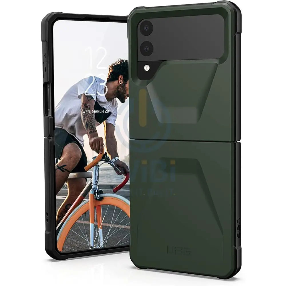 UAG Samsung Galaxy Z Flip 3 Civilian Case - Olive Accessories > Mobiles & Tablets > Mobiles > Screen Protectors & Covers
