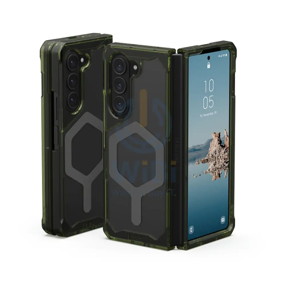 UAG Samsung Galaxy Z Fold 5 Plyo Pro Magsafe Case - Olive / Space Gray Accessories > Mobiles & Tablets > Mobiles >