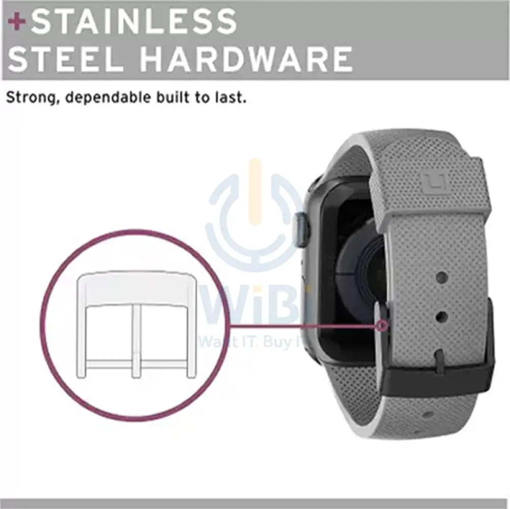 UAG Ultra Dot Silicone Strap - Apple Watch 42 / 44 / 45mm / Gray Accessories > Smart Watches > Straps