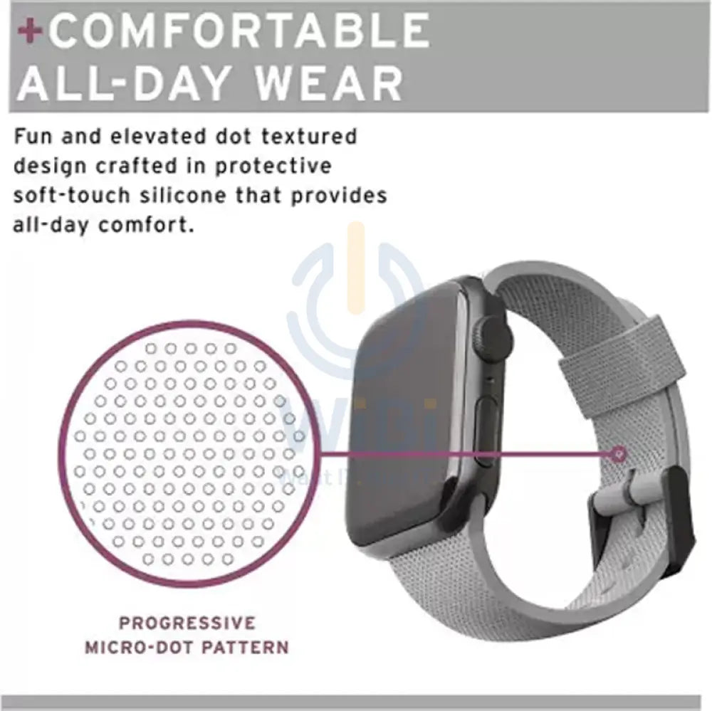 UAG Ultra Dot Silicone Strap - Apple Watch 42 / 44 / 45mm / Gray Accessories > Smart Watches > Straps