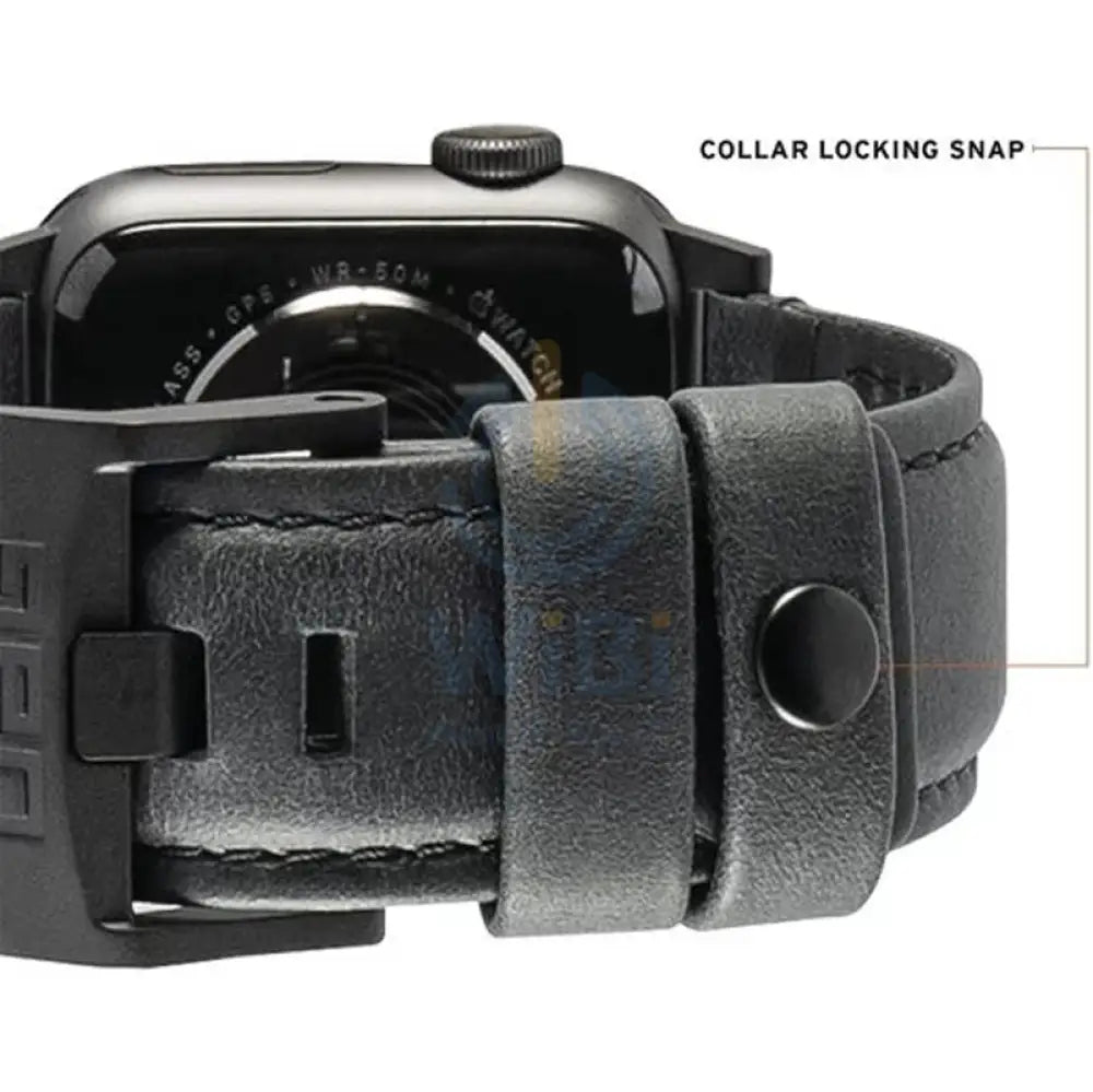 UAG Ultra Leather Strap - Apple Watch 42 / 44 / 45mm / Black Accessories > Smart Watches > Straps