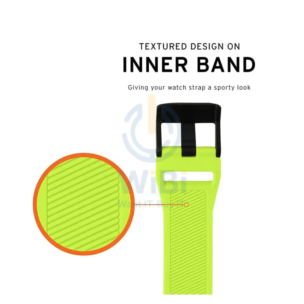 UAG Silicone Scout Strap - Apple Watch 42mm / 44mm / 45mm / Billie Neon Green