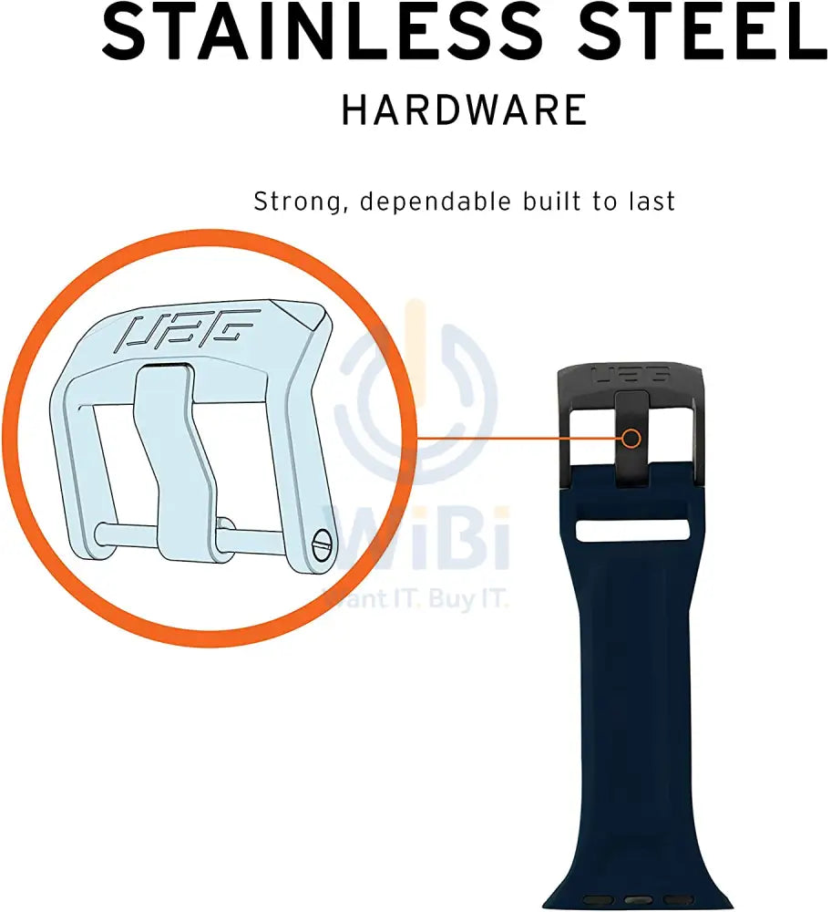 UAG Ultra Silicone Scout Strap - Apple Watch 44 / 42 / 45mm / Mallard Blue Accessories > Smart Watches > Straps
