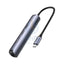 UGREEN 10919 USB-C TO USB3.0 + HDMI up to 4K@60Hz + RJ45 + PD ADAPTER (CM418 10919) Accessories > Cables & Converters >