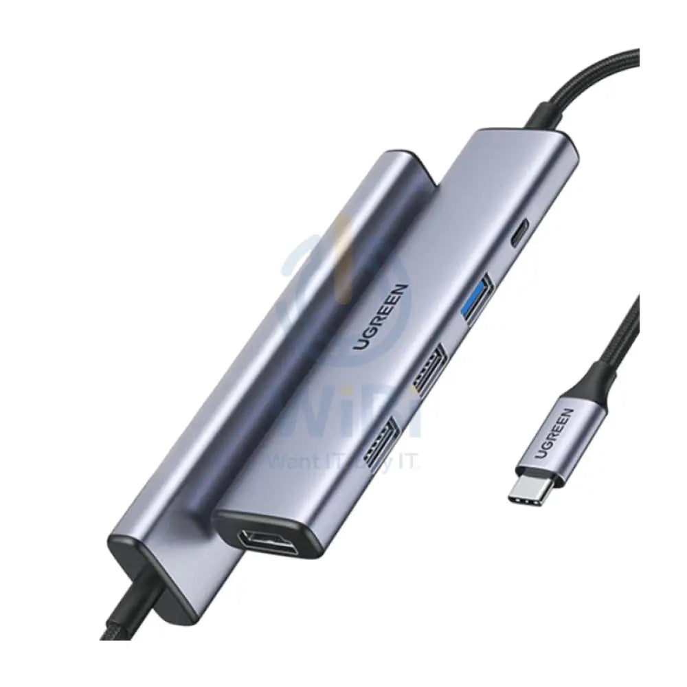 Ugreen 5-in-1 USB-C Hub (100W PD 4K@30Hz HDMI) Model CM478 15495 Accessories > Cables & Converters > Cables