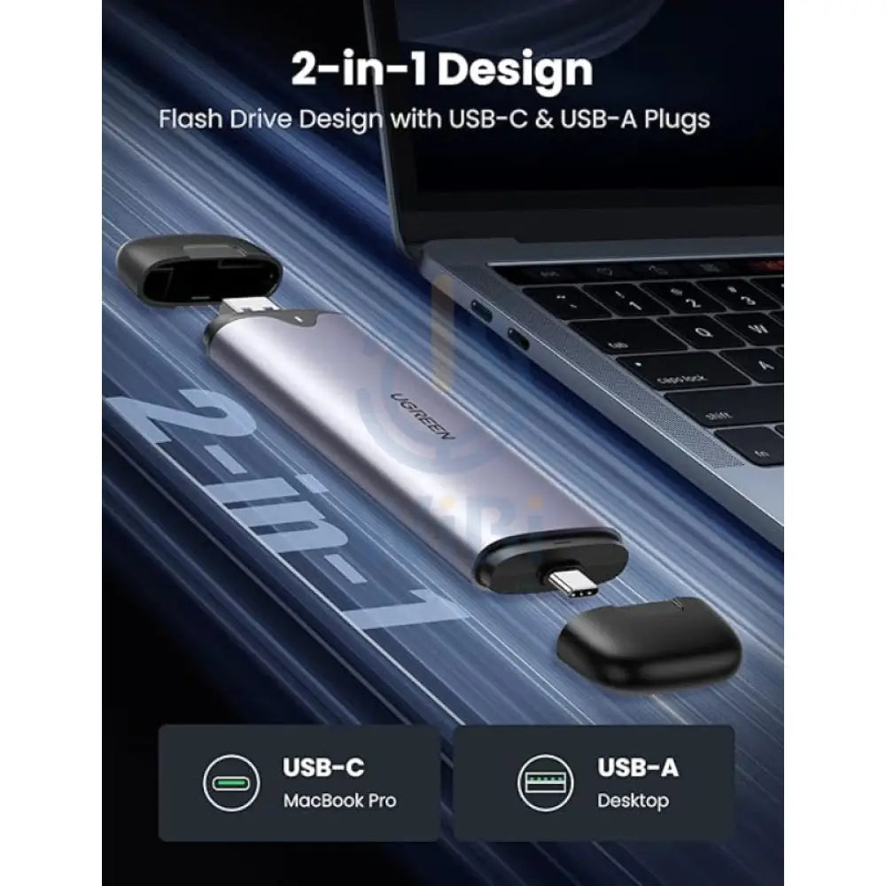 UGREEN M.2 NVME Portable SSD Enclosure - 10Gbps / USB-C / USB-A Accessories > Storage > Media Card Reader > Offer Zone