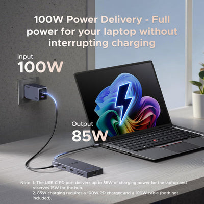 UGREEN Docking Station -  11-in-1 / USB-C / HDMI / 100W