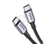 UGREEN USB 2.0 C M/M Round Cable Nickel Plating Aluminum Shell 1m (Gray Black) Accessories > Cables & Converters >