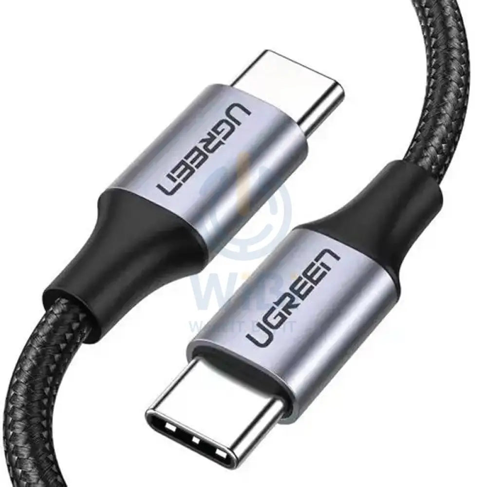 UGREEN USB 2.0 C M/M Round Cable Nickel Plating Aluminum Shell 1m (Gray Black) Accessories > Cables & Converters >
