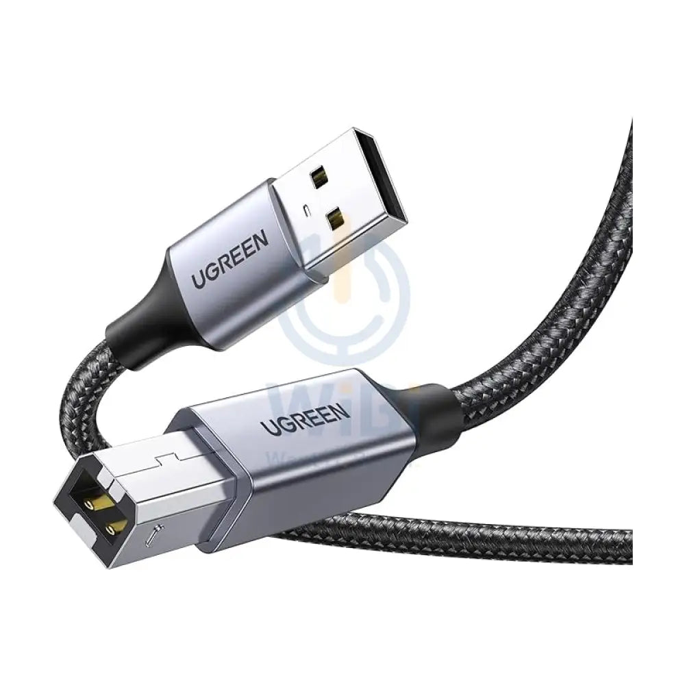 UGREEN USB-A Male to USB-B 2.0 Printer Cable Alu Case with Braid - 3Meter / Black Accessories > Cables & Converters >