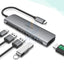 UGREEN USB C Hub 7 in 1 USB-C Hub with 4K HDMI 100W Power Delivery USB-C (CM195 15214) Accessories > Cables &
