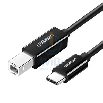 UGREEN USB-C Male to USB-B 2.0 Male Printer Cable ABS Plastic Case - 1Meter / Black Accessories > Mobiles & Tablets >