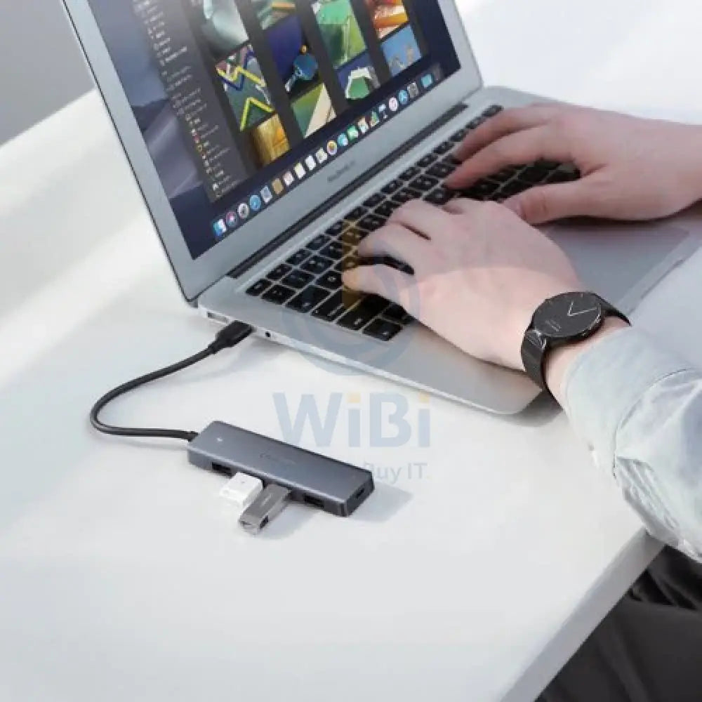 Ugreen USB HUB - 4x USB 3.2 Gen 1 with micro USB power port (CM219 50985) Accessories > Cables & Converters > Cables