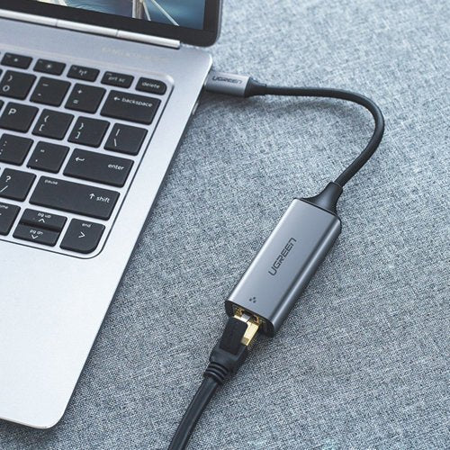 UGREEN USB Type C to 10/100/1000M Ethernet Adapter - Space Gray