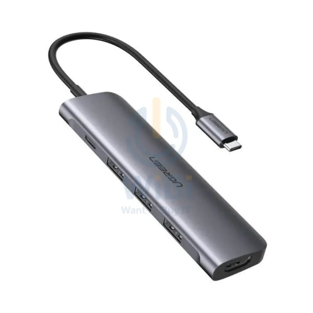 UGREEN USB Type C to HDMI 4K@30hz/1080p@60Hz + USB 3.0 * 3 + PD Power Converter (CM136 50209) Accessories > Cables &