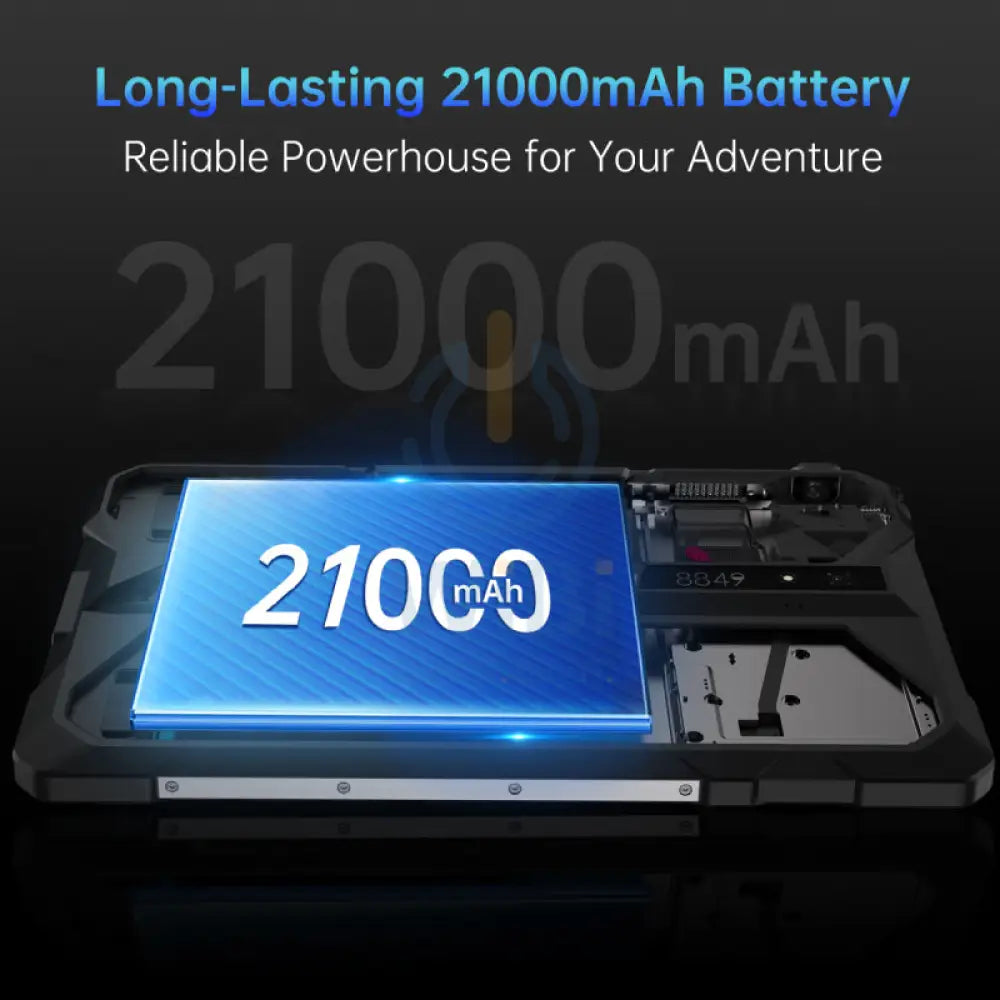 Unihertz 8849 TANK Pad - 10.95’’ FHD / 32GB RAM / 512GB / 5G / Tablet with Built-in Projector (Global Version) Mobiles