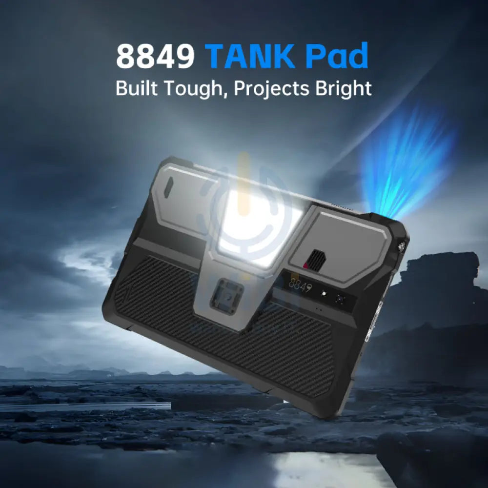 Unihertz 8849 TANK Pad - 10.95’’ FHD / 32GB RAM / 512GB / 5G / Tablet with Built-in Projector (Global Version) Mobiles