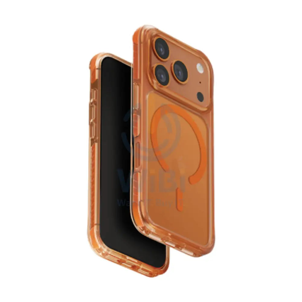 Uniq Hybrid Combat Magsafe Case for Apple iPhone 17 Pro Max - Volt Orange Accessories > Mobiles & Tablets > Mobiles >