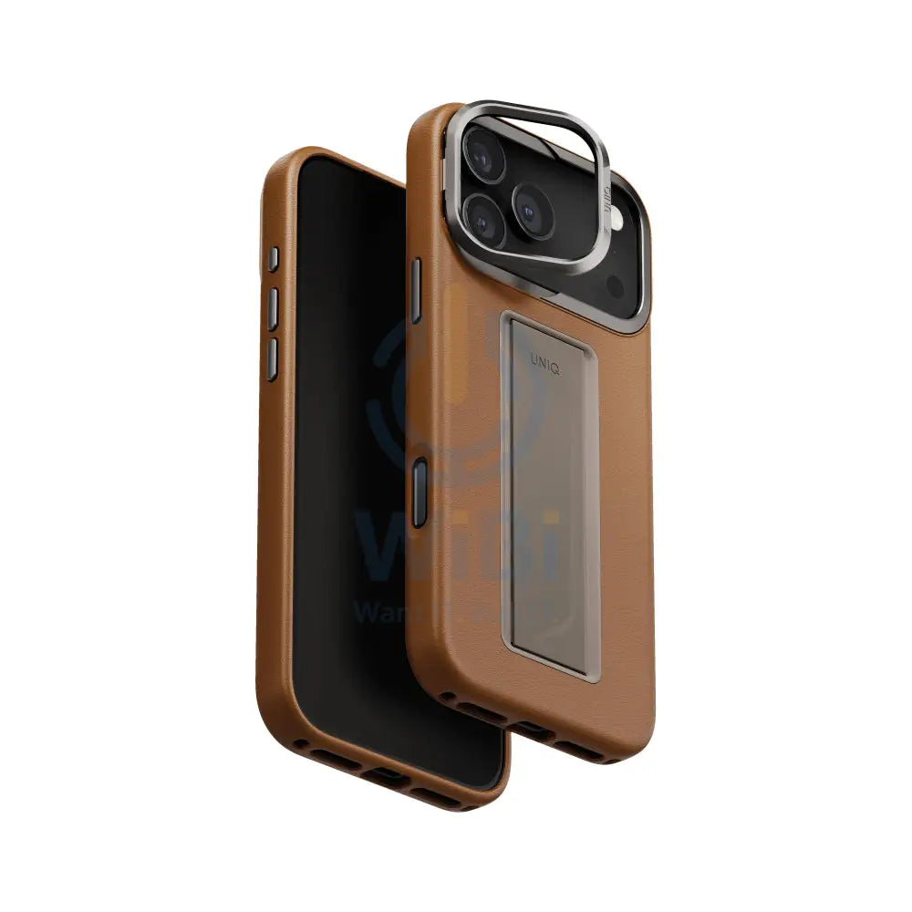 UNIQ Hybrid Heldro Air Magclick Charging For iPhone 17 Pro (2025) 6.3 - Caramel Accessories > Mobiles & Tablets >