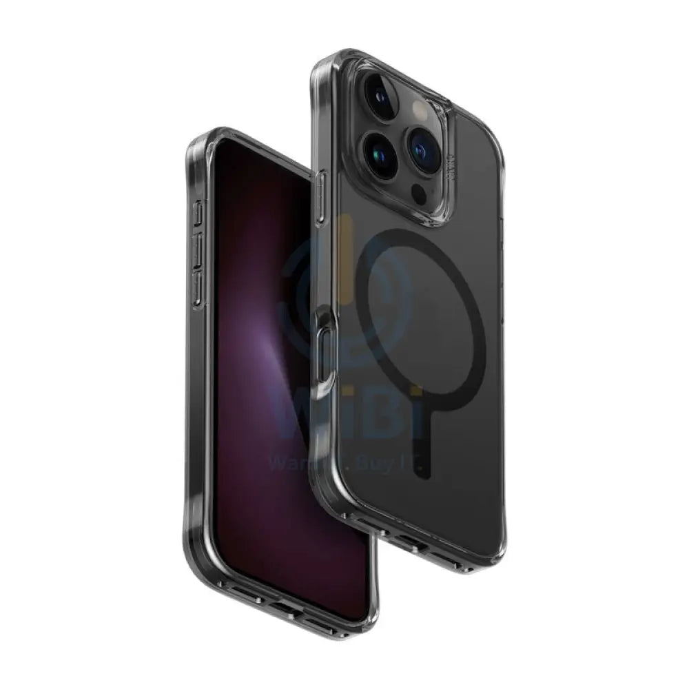 UNIQ HYBRID IPHONE 16 PRO (2024) 6.3 MAGCLICK CHARGING COMBAT - CARBON BLACK Accessories > Mobiles & Tablets > Mobiles