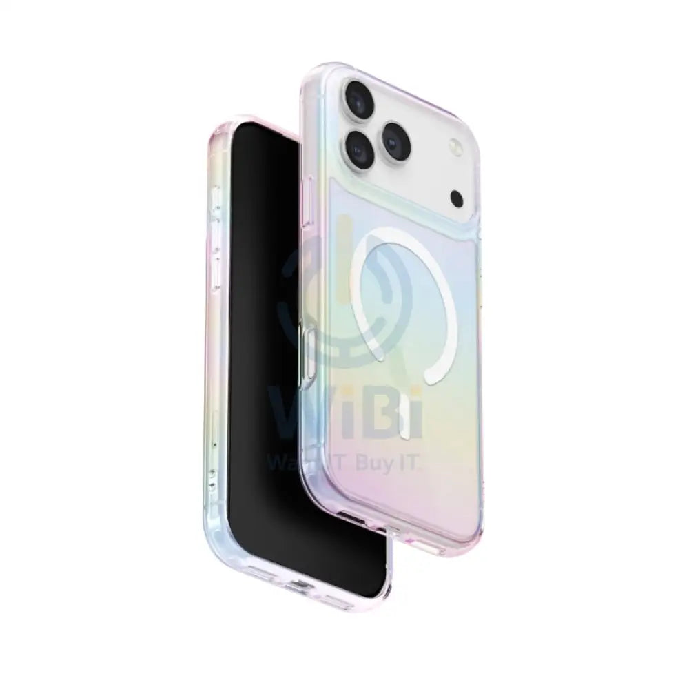 Uniq Hybrid IRIDESCIA MagClick Case for Apple iPhone 17 Pro Max - Holo Quartz Accessories > Mobiles & Tablets > Mobiles