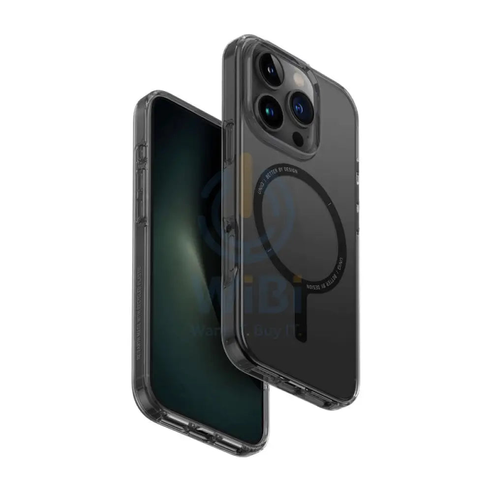 Uniq Hybrid Magclick Charging Combat - Iphone 16 Pro Max / Carbon Black Accessories > Mobiles & Tablets > Mobiles >