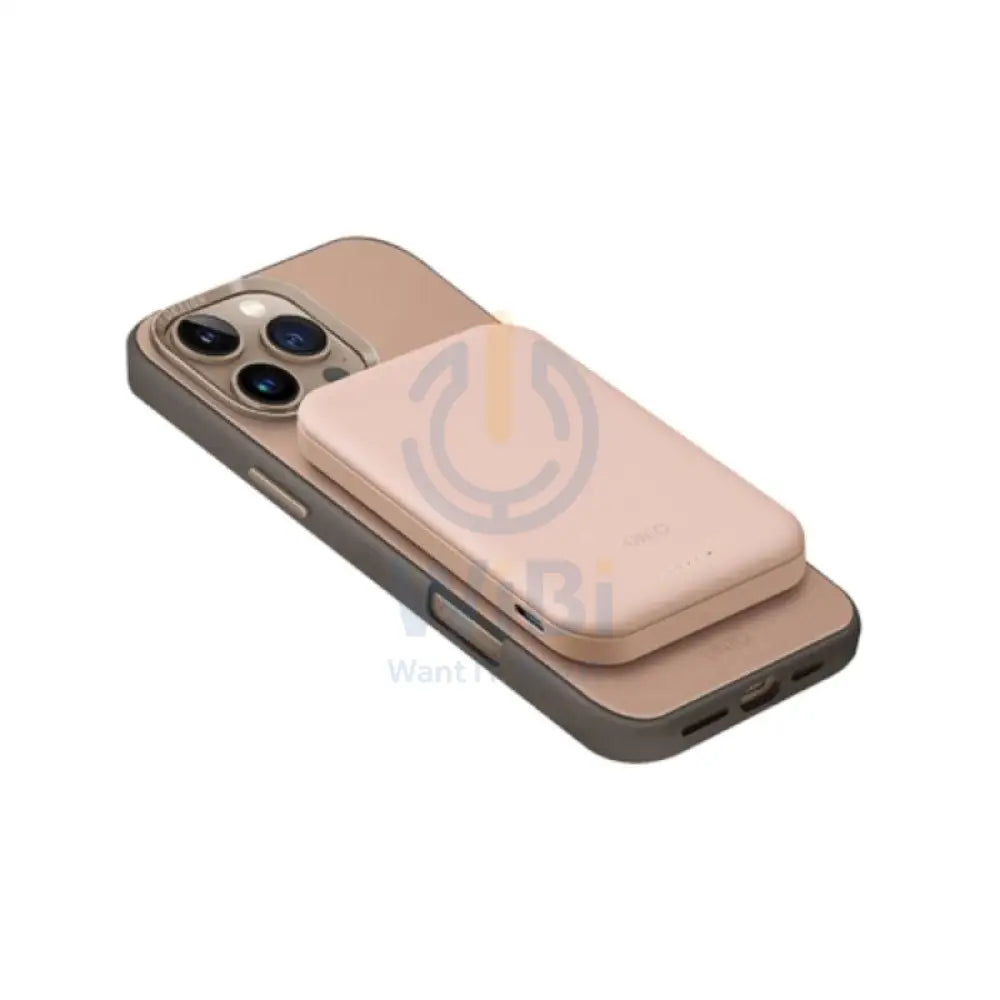 Uniq Lyden Lexa MagSafe Wireless Power Bank - 5000mAh / USB-C / Blush Pink Accessories > Power Bank