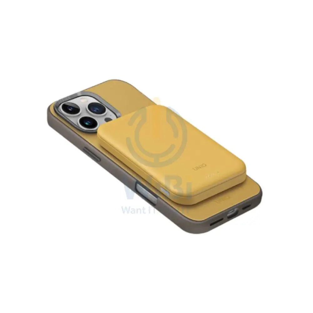 Uniq Lyden Lexa MagSafe Wireless Power Bank - 5000mAh / USB-C / Canary Yellow Accessories > Power Bank