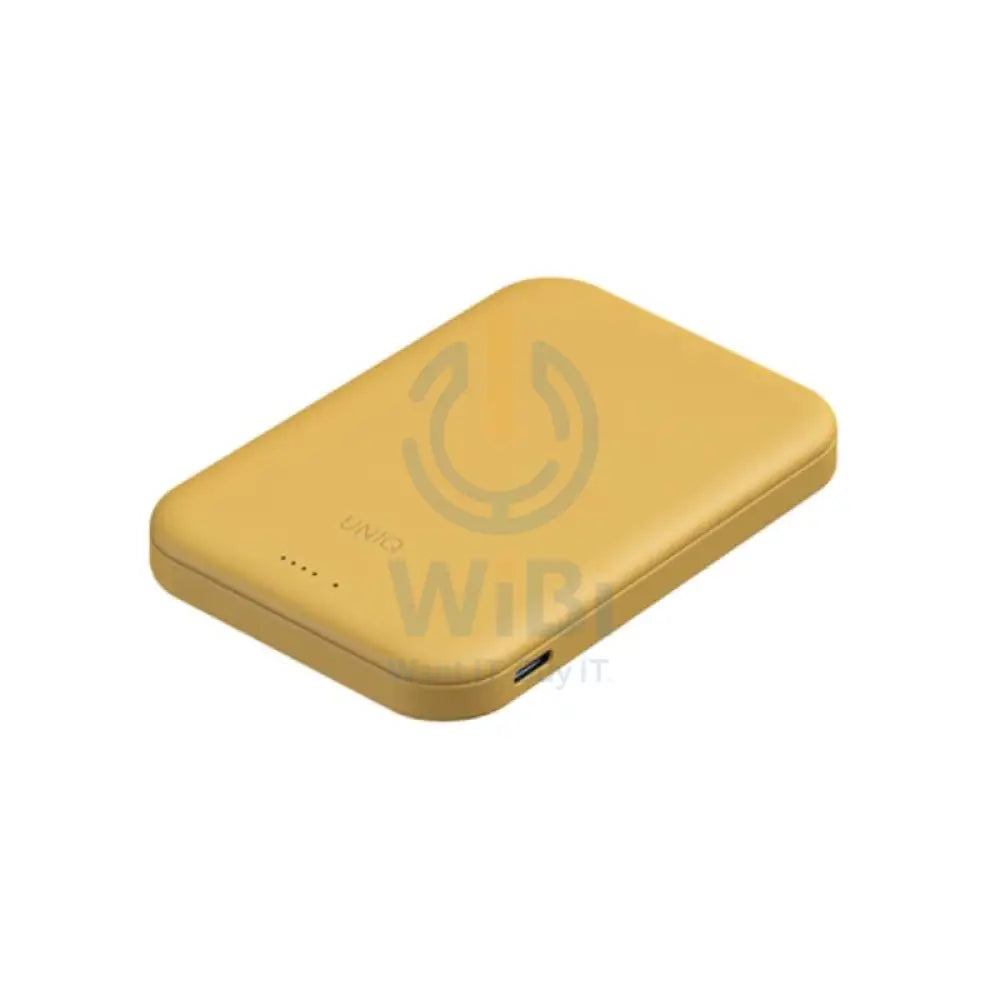 Uniq Lyden Lexa MagSafe Wireless Power Bank - 5000mAh / USB-C / Canary Yellow Accessories > Power Bank