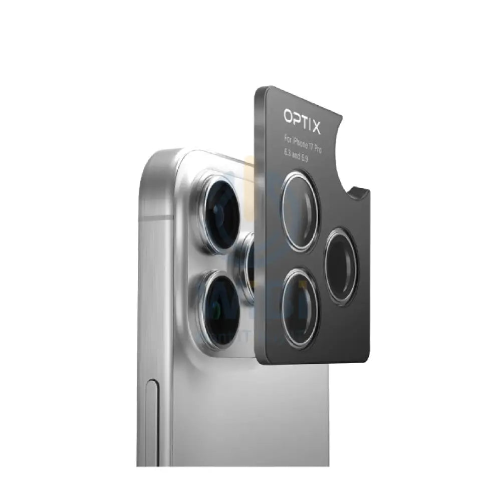 Uniq Optix Prime Stainless Steel Camera Lens Protector for Apple iPhone 17 Pro / iPhone 17 Pro Max - Silver Chrome