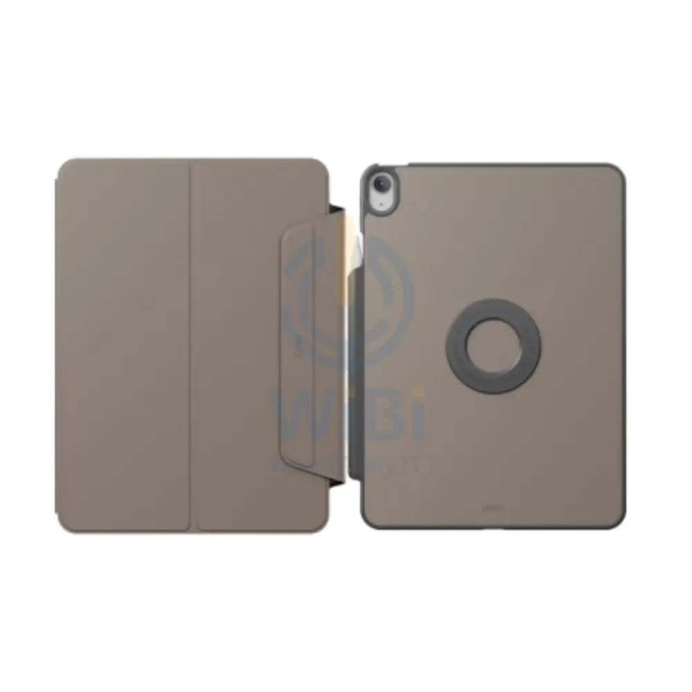 Uniq Rovus Snap Mount Magnetic 360 Rotating Detachable Case for iPad Air 11’’ M2 6th Gen Flint Grey Accessories >