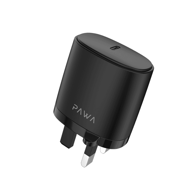 Pawa Solid Travel Charger 20W PD – Black