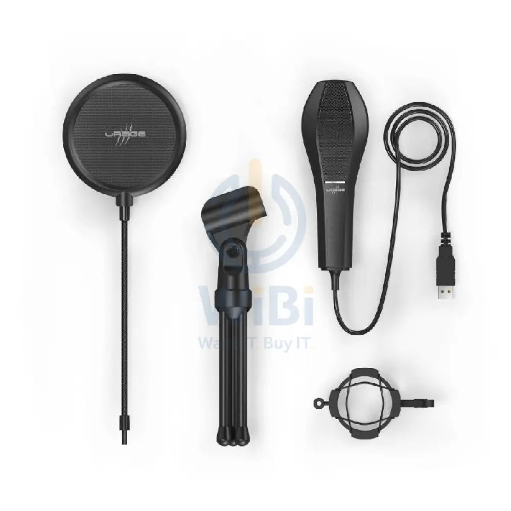 uRage Stream 400 بلس يو اس بي الألعاب ميكروفون - 2M / يو اس بي - أسود اكسسوارات > الصوت > ميكروفون > منطقة العرض