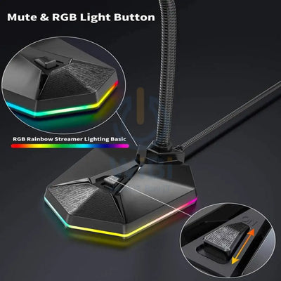 USB Computer Microphone - USB 2.0 / Black