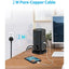 Vertical Power Socket Outlets with 4 USB-A & 1 USB-C Ports Accessories > Power > Power Protection > Surge Protector