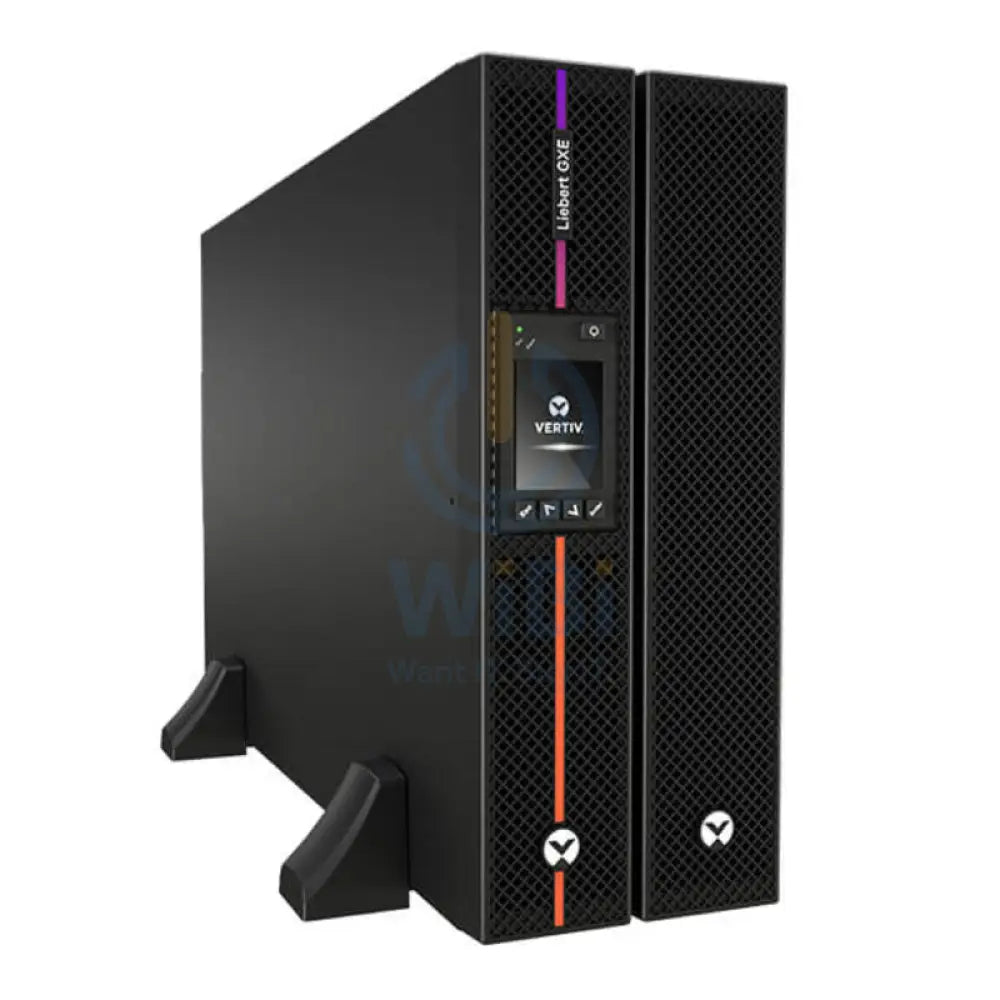 VERTIV Liebert Liebert GXE3-6000-6000IRT4UXL - 6000 واط / 6000 فولت أمبير / حامل(4U) + GXE3-EBC192VRT2Uبطارية خزائن  خارجية  - الحزمة