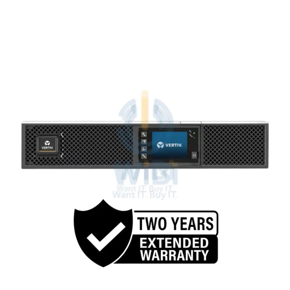 VERTIV Liebert GXT5-1500IRT2UXL - 1500Watts / 1500VA / Rack(2U) / 3 Year + 2 Year Extended Warranty - UPS Power > Power