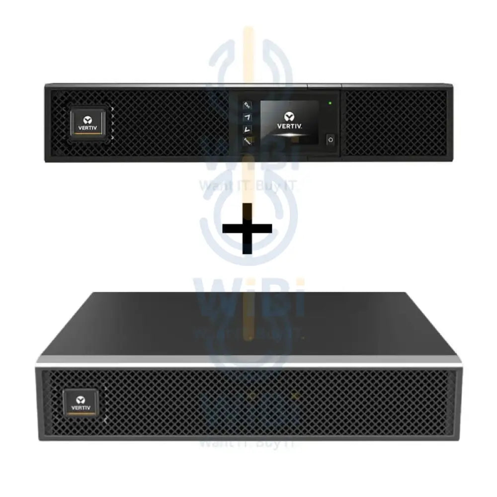 VERTIV Liebert GXT5-3000IRT2UXL - 3000Watts / 3000VA / Rack(2U) - UPS + VERTIV Liebert GXT5 External Battery Cabinet
