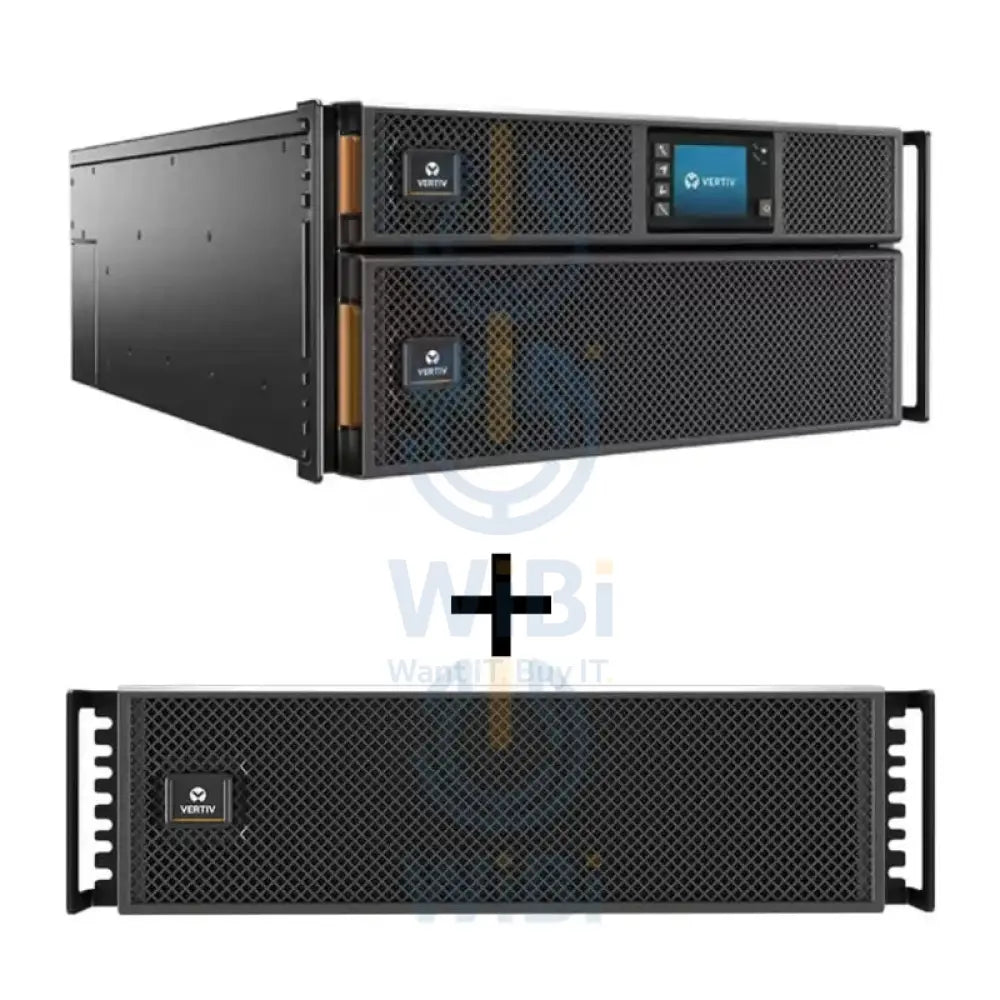 VERTIV Liebert GXT5-6000IRT5UXLN - 6000Watts / 6000VA / Rack(5U) / UPS / 3YW + VERTIV Liebert GXT5-EBC192VRT3U External