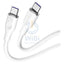VOLTME Powerlink Moss Liquid Silicon Cable - 1 Meter / 100W / USB-C / Emarker White Accessories > Cables & Converters >