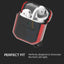 VRS Design Airpods 1 & 2 Active Case - Metal Red Accessories > Mobiles & Tablets