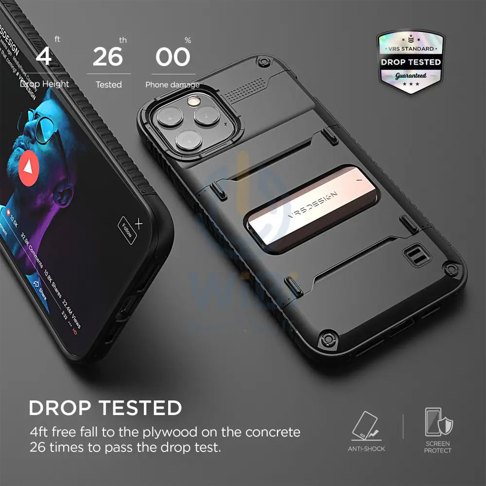 VRS Design حافظة  برو لـ ايفون / ايفون  برو  حافظة برونز اكسسوارات  هواتف  تابلت
