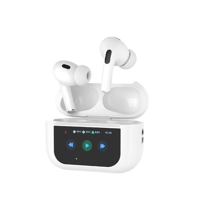 Porodo Blue Earbuds Pro2 - 1.47" Touch / Wireless / ANC / USB-C