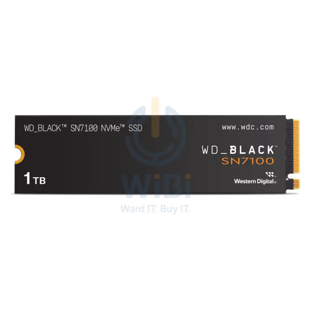 WD Black SN7100 NVMe SSD - 1TB / M.2 2280 / Up to 7,250MB/s / PCIe 4.0 - SSD (Solid State Drive) Storage > Solid State